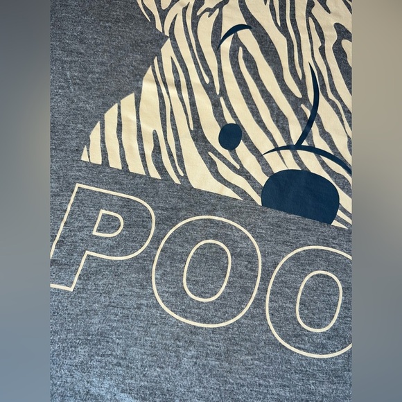 Disney Gray T-Shirt with Zebra Pooh Design - Picture 4 of 5